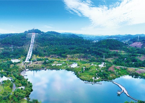 资阳乐至：生态与富民并进，，，绿色与昌盛同辉